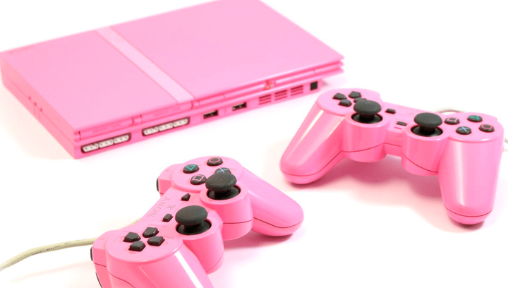 Набор Консоль Sony PlayStation 2 Slim SCPH-7xxx Limited Edition Chip Pink Б/У + Геймпад Проводной RMC Black - Фото 5 Набор Консоль Sony PlayStation 2 Slim SCPH-7xxx Limited Edition Chip Pink Б/У + Геймпад Проводной RMC Black - изображение 5