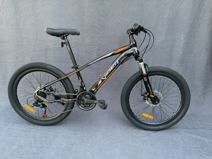 Горный велосипед Viper Nevada 26" FR/D рама 13 черно-оранжевый 