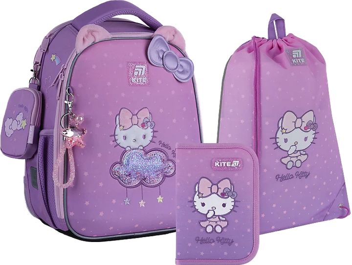Шкільний набір Kite Education Hello Kitty 3 предмети (SET_HK25-555S) - зображення 1