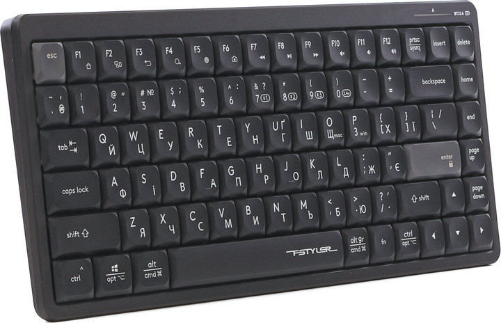 Клавіатура бездротова A4Tech FBX53C Wireless/Bluetooth Black (4711421001908) - зображення 3