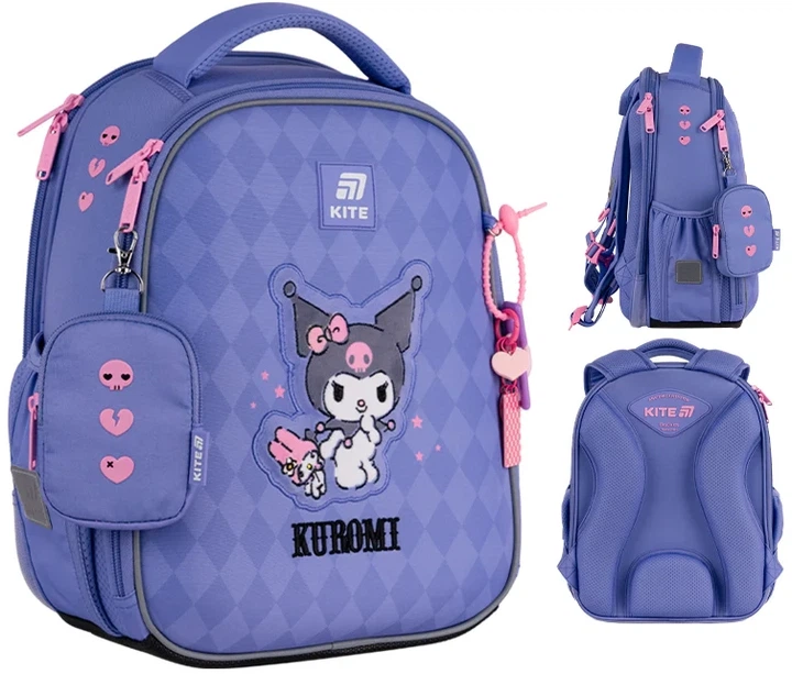 Шкільний набір Kite Education Kuromi 3 предмети (SET_HK25-555S-2) - зображення 2