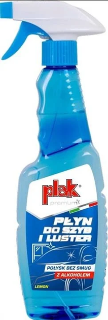 Очищувач скла та дзеркал Plak зі спиртом 550 мл (5904151863055) - зображення 1