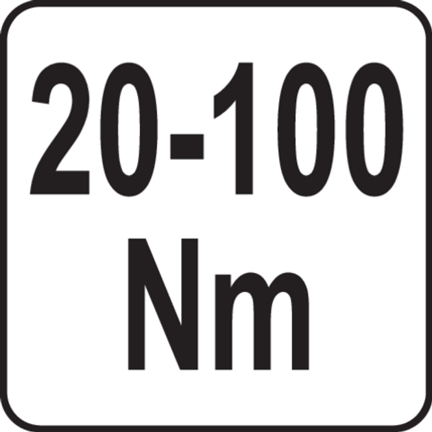 Ключ динамометричний Yato 1/2" 20- 100 Нм, 420-440 мм (YT-07741) - зображення 6