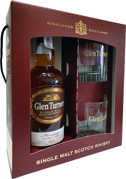 Виски Glen Turner 0.7 л 40% + 2 бокала (4820196540212) - Фото 1 Виски Glen Turner 0.7 л 40% + 2 бокала (4820196540212) - изображение 1