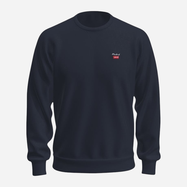 Bluza bez kaptura męska Levi's Lse Original Hm Crew Madrid Chianstitch 000GZ-0005 L Granatowa (5401157717578) - obraz 1