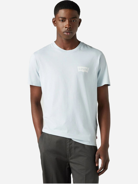 Koszulka męska bawełniana Levi's Graphic Crewneck Tee Color Bw Niagara M 22491-1700 XL Błękitna (5401157131589) - obraz 1