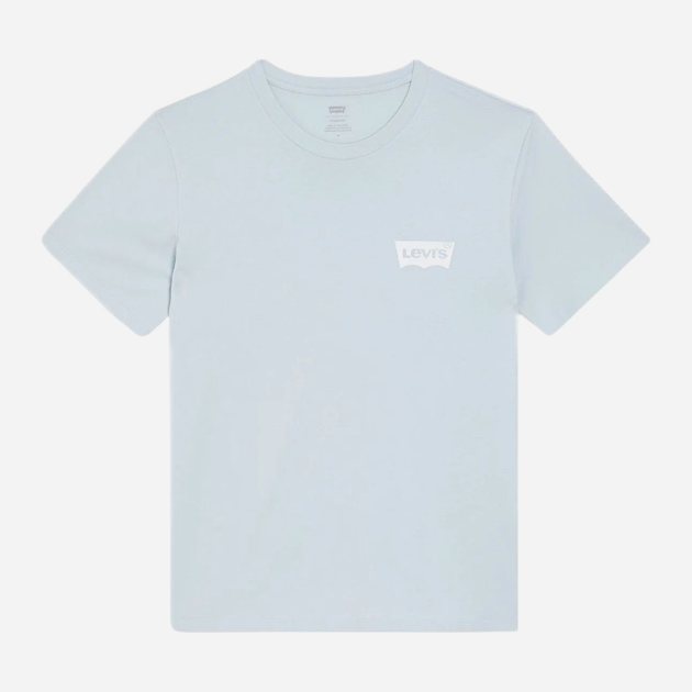 Футболка бавовняна довга чоловіча Levi's Graphic Crewneck Tee Color Bw Niagara M 22491-1700 XL Блакитна (5401157131589) - зображення 4