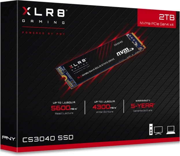 Накопитель SSD NMVe PNY XLR8 CS3040 2TB (M280CS30402TBRB) - изображение 4