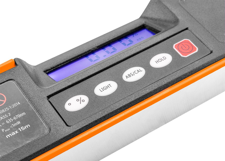 Poziomnica z wyświetlaczem elektronicznym LCD NEO Tools 60 cm 71-200 (5907558455250) - obraz 5