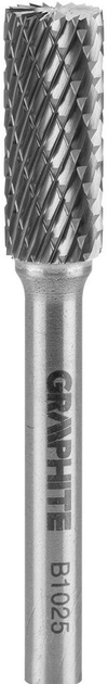Frez do metalu Graphite HM 10 x 25 mm typ B 55H357 (5902062509017) - obraz 1