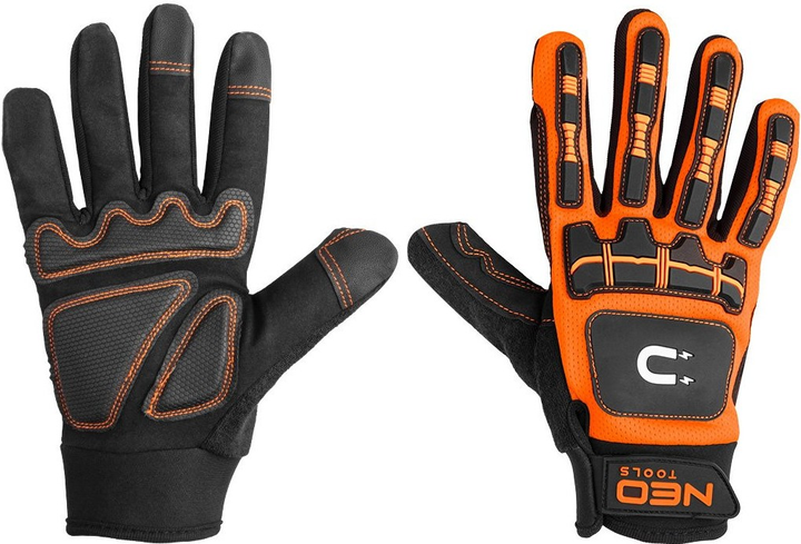 Rękawice robocze NEO Tools z magnesem rozmiar 10" GD013 (5907558462401) - obraz 1