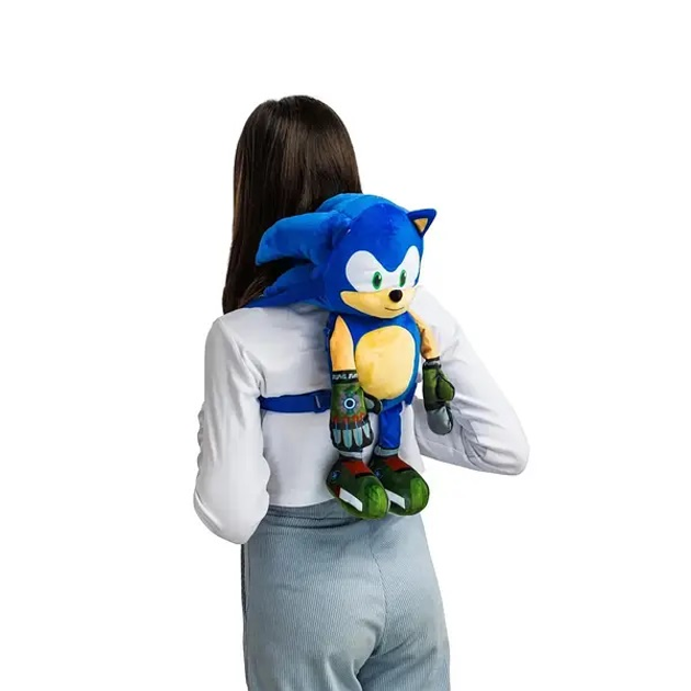 Plecak-zabawka Sonic Prime Sonic 30 cm SON7020 (7290117586020) - obraz 4