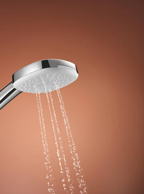 Душовий набір Grohe Tempesta Cube 110, ручний душ, 3 режими, настінний тримач, шланг 1500 мм, хром (26910003) - изображение 4