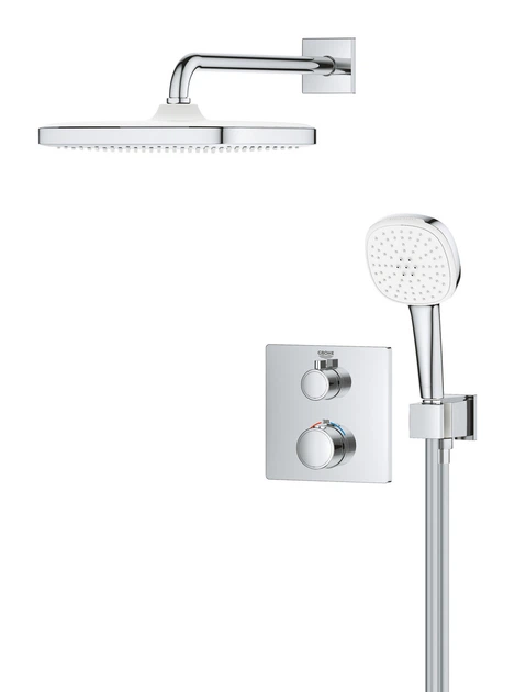 Душевая система скрытого монтажа с термостатом Grohe Grohtherm (34871000) kr - изображение 6