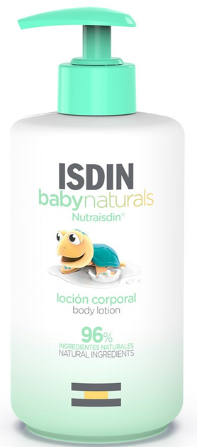 Дитячий косметичний набір Isdin Baby Naturals Шампунь-гель 400 мл + Лосьйон для тіла 400 мл (8429420296718) - зображення 2