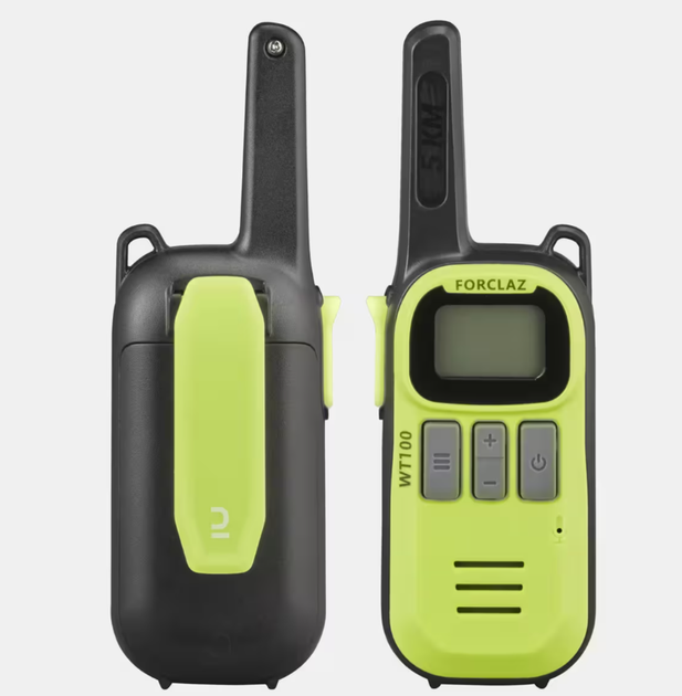 2шт Рация Forclaz WT 100 на 5 км USB зарядка 8 Каналов и 121 Закодированный Подканалов - Фото 3 2шт Рация Forclaz WT 100 на 5 км USB зарядка 8 Каналов и 121 Закодированный Подканалов - изображение 3