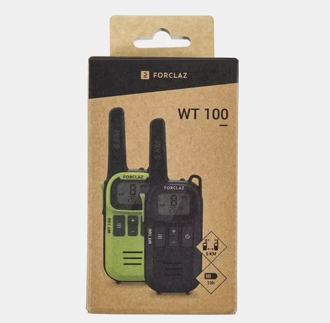 2шт Рация Forclaz WT 100 на 5 км USB зарядка 8 Каналов и 121 Закодированный Подканалов - Фото 5 2шт Рация Forclaz WT 100 на 5 км USB зарядка 8 Каналов и 121 Закодированный Подканалов - изображение 5