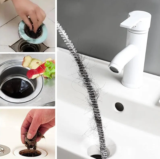 Щітка для очищення труб каналізації Cleaning Brush - изображение 2