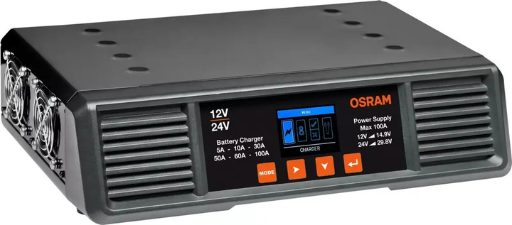 Зарядний пристрій акумуляторів OSRAM BATTERYcharge 100A (4052899629103) - зображення 2