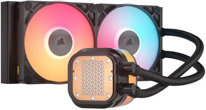 Система водяного охолодження Corsair iCUE Link TITAN 240 RX LCD Black (CW-9061022-WW) - зображення 2