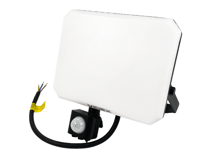 Прожектор светодиодный VIDEX F3 с датчиком движения и освещенности 50W 5000K 220V Black (VLE-F3-0505B-S) - изображение 2