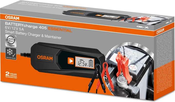 Зарядний пристрій акумуляторів OSRAM BATTERYcharge 405 Essential (4062172406703) - зображення 2