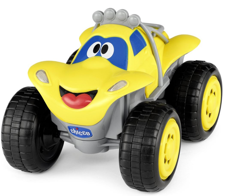 Zdalnie sterowany samochodzik z kierownicą Chicco Turbo Team BILLY Żółty (8003670841913) - obraz 5