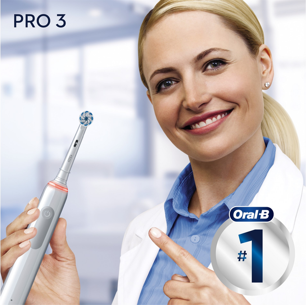 Szczoteczka elektryczna do zębów Oral-B Pro 3 Sensitive Clean 3000 - obraz 8
