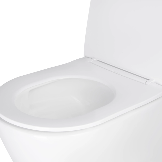 Унітаз підвісний Mixxus BEVEL-0303-T3 485x360x365mm, система змиву TORNADO 3.0 (MI6703) - зображення 6