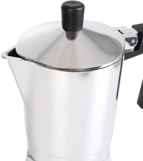 Kawiarka Holma Basico Mokka srebrna 6 filiżanek 300 ml (5904183843902) - obraz 3