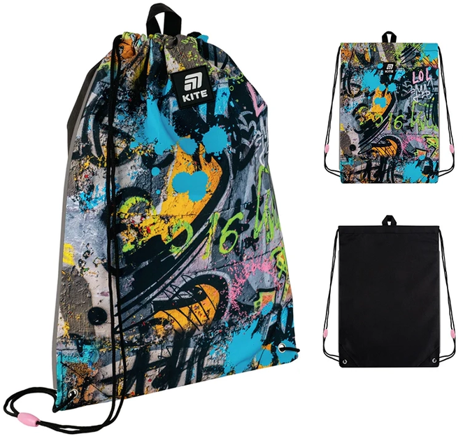Шкільний набір Kite Education Street Art 3 предмети (SET_K25-585M-3) - зображення 13