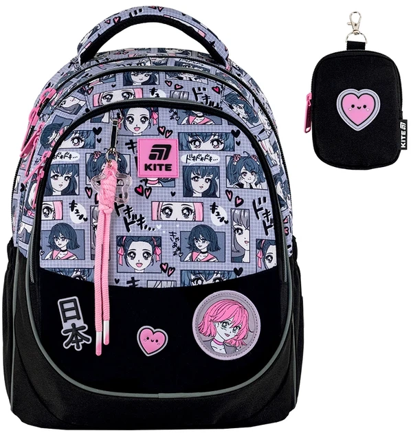 Шкільний набір Kite Education Anime Girl 3 предмети (SET_K25-700M-1) - зображення 4