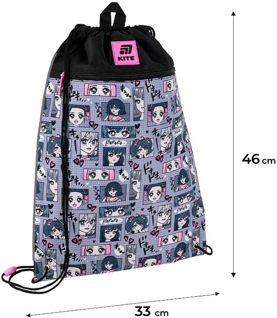 Шкільний набір Kite Education Anime Girl 3 предмети (SET_K25-700M-1) - зображення 14