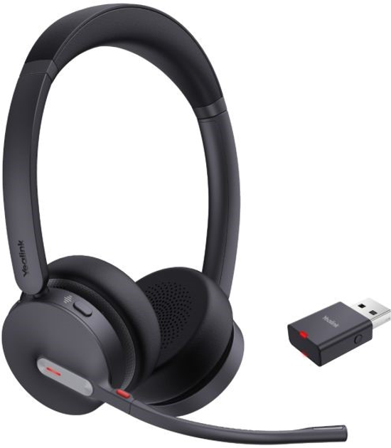 Zestaw słuchawkowy Yealink WH64 Hybrid Dual UC (1208686) - obraz 2