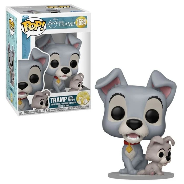 Фігурка Funko POP Disney: Lady and the Tramp Tramp W/Puppy (889698835695) - зображення 2