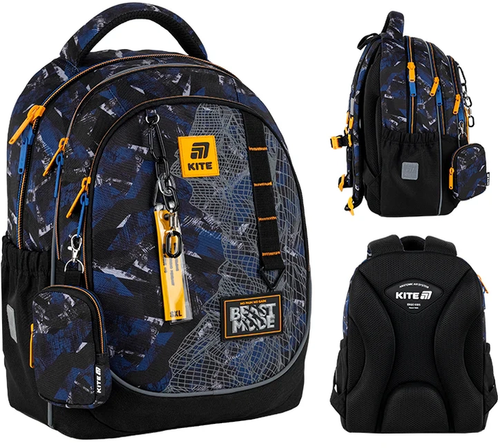 Шкільний набір Kite Education Beast Mode 3 предмети (SET_K25-700M-4) - зображення 2