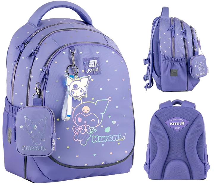 Шкільний набір Kite Education Kuromi 3 предмети (SET_HK25-700M) - зображення 2