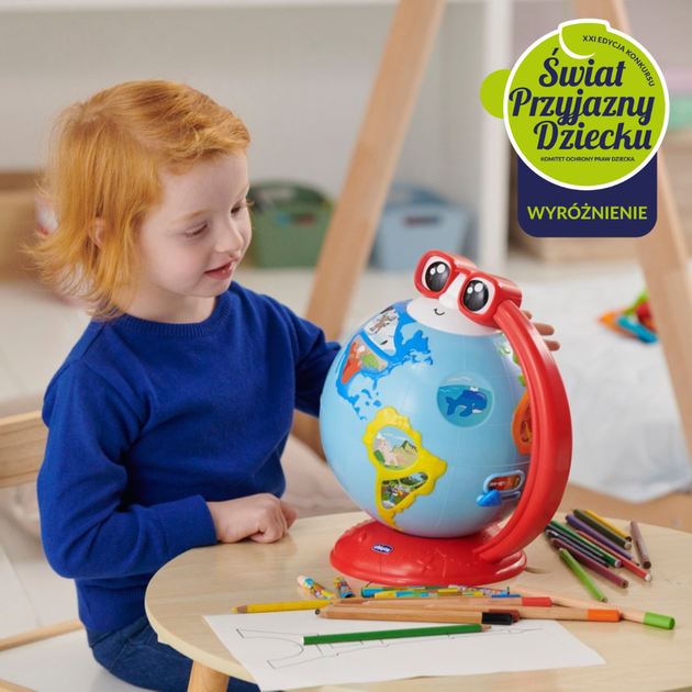 Interaktywny mówiący globus edukacyjny Chicco Edu4You Montessori (8058664159789) - obraz 17
