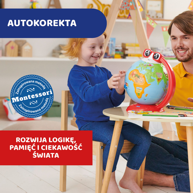 Interaktywny mówiący globus edukacyjny Chicco Edu4You Montessori (8058664159789) - obraz 19