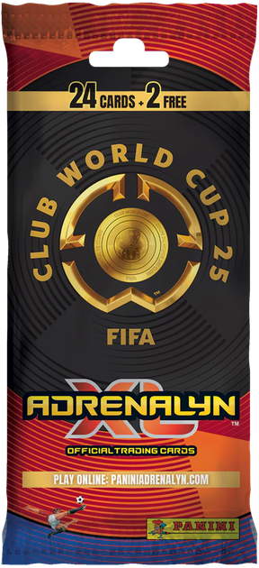Zestaw kart Panini Adrenalyn XL FIFA365 Club World Cup 25 Fat Pack Box (10 fat packs) (8051708022865) - obraz 2