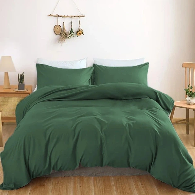 Простирадло на резинці по периметру MirSon Satin Light Pro 10-009 Green 70x190+10 см (2200010172959) - зображення 4