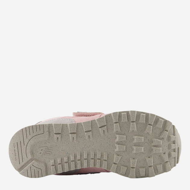 Sneakersy dziecięce dla dziewczynki na rzepy New Balance 574 PV574BKM 35 (3US) Jasnoróżowe (197968153005) - obraz 5