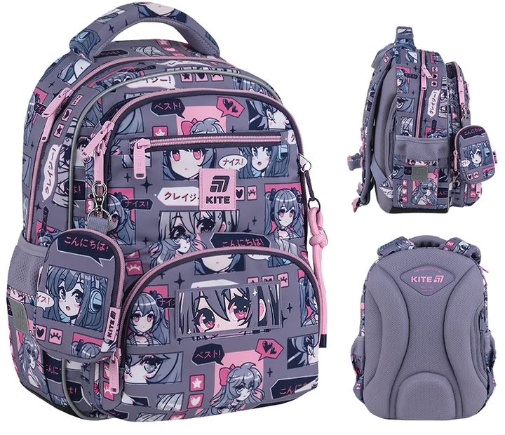 Шкільний набір Kite Education Anime Girl 3 предмети (SET_K25-773M-5) - зображення 2