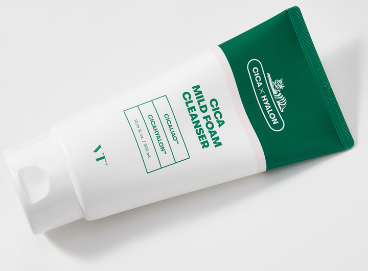 Пінка для вмивання VT Cosmetics Cica Mild очищувальна 300 мл (8809695670114) - зображення 3