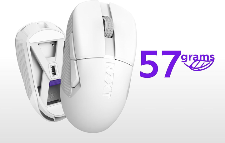 Mysz NZXT Lift Elite Wireless White (MS-101NW-02) - obraz 7