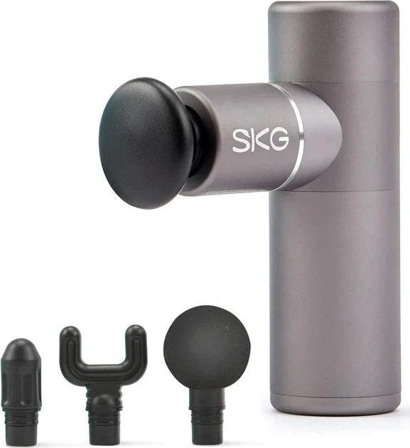 Електромасажер SKG Gun F3mini gray UA - Фото 1 Електромасажер SKG Gun F3mini gray UA - изображение 1