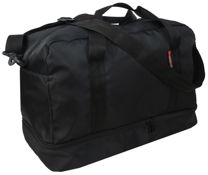 Дорожня сумка з відділом для взуття 40L Wallaby Чорна - зображення 2