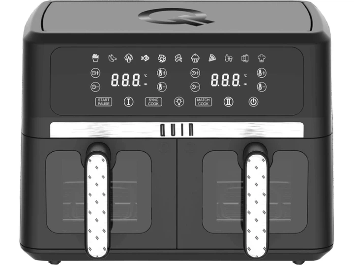 Мультипіч (аерофритюрниця) QUIN Air Fryer Dual Zone YJ-1102AV - Фото 1 Мультипіч (аерофритюрниця) QUIN Air Fryer Dual Zone YJ-1102AV - зображення 1