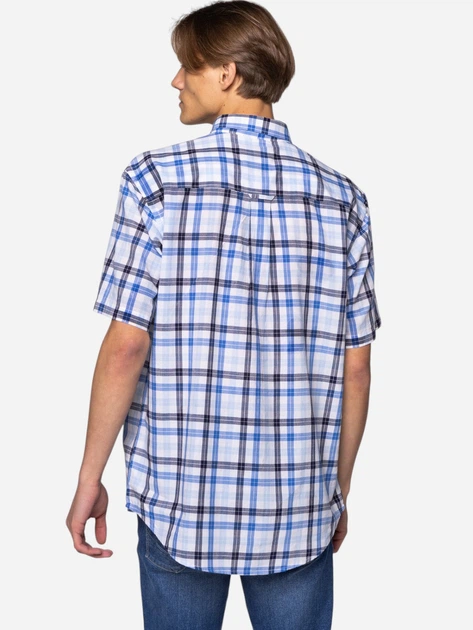 Koszula męska bawełniana Lee Cooper NEW TENBY2-LK12 M Błękitna (5904347390440) - obraz 2