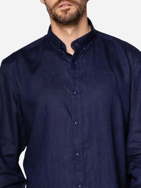 Koszula męska bawełniana Lee Cooper RODOS-2020 XL Granatowa (5904347391133) - obraz 3